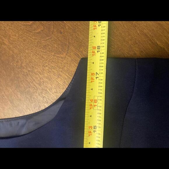 J. Crew Navy Embroidered Shift Dress - Picture 11 of 13